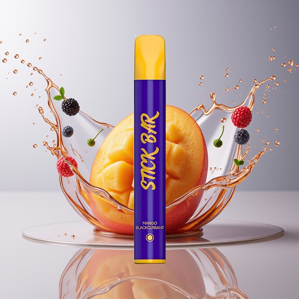 SMOK Stick Bar 1000 Puffs Engangsdamp Dansk Engros – Mango Solbær, 550mAh, 1.6 Ohm