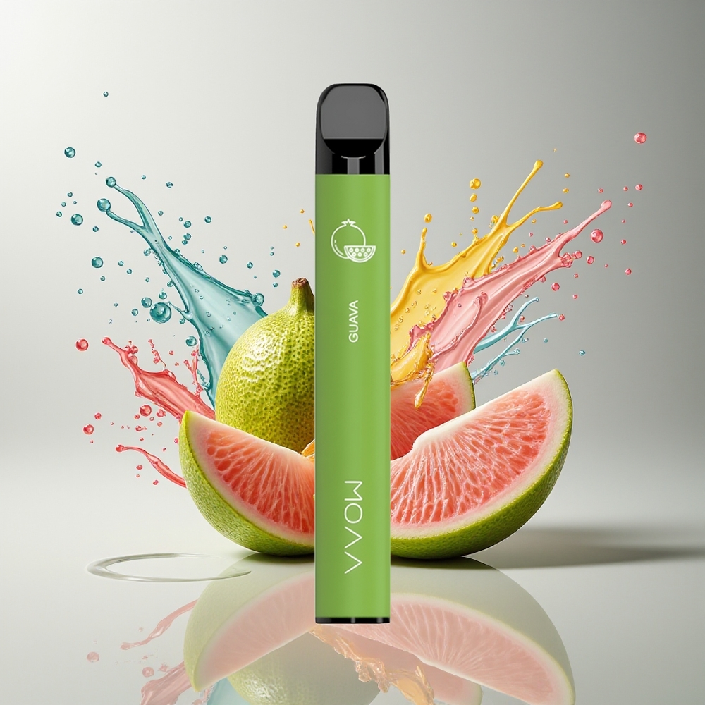 SMOK VVOW 600 Puffs Engangs E-cigaret med Guava – Dansk Engros – 2ml, 2% Nikotin, 500mAh