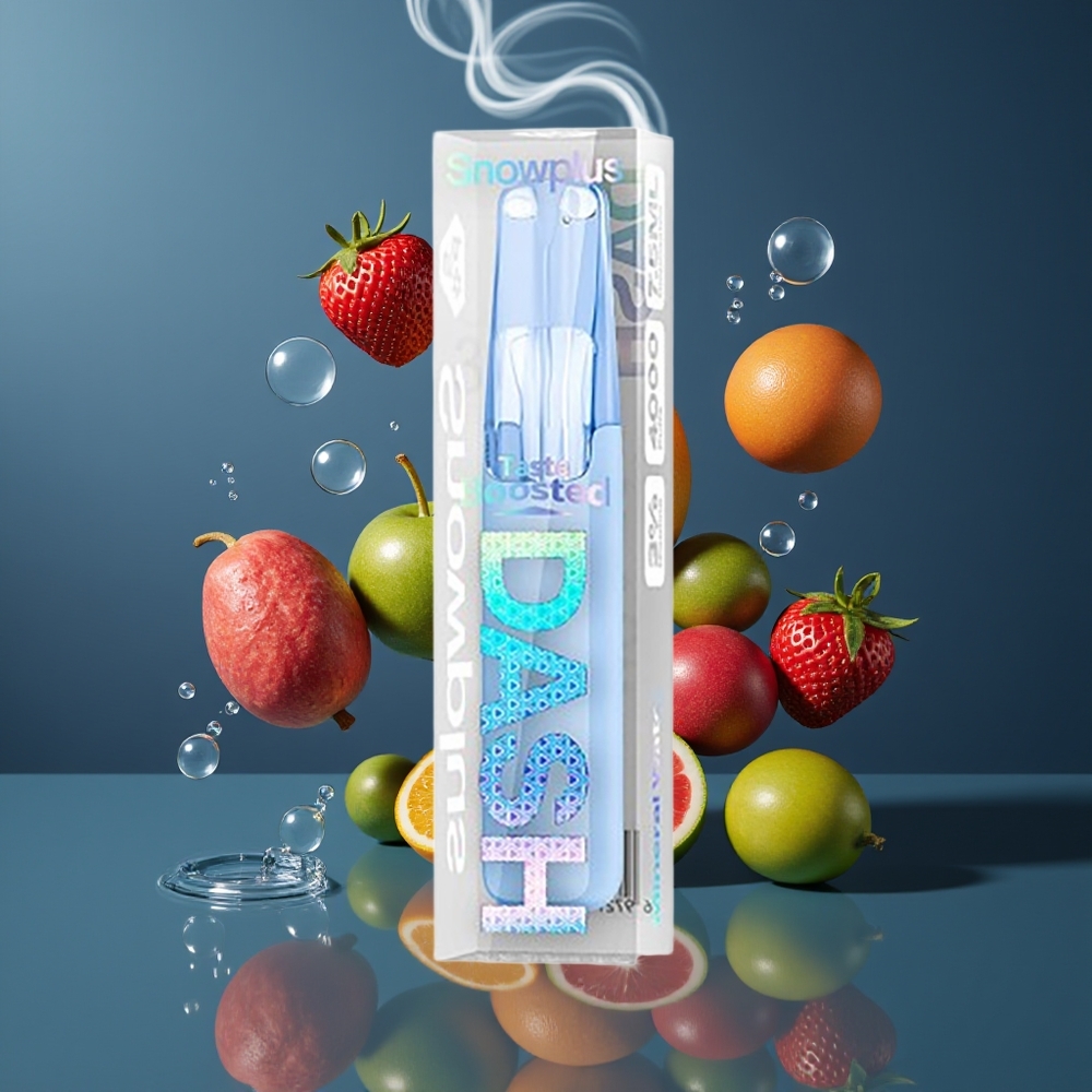 Snowplus Dash 4000 Puffs Engangsdevice Dansk Engros - Ceramic Atomizer, 530 mAh, 7,5 ml