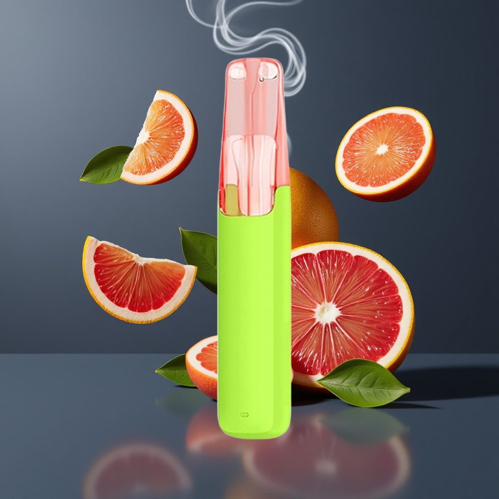 Snowplus Dash 4000 Puffs Engangsdevice Dansk Engros – Ceramic Atomizer, 530 mAh, 7.5 ml – Passion Grapefrugt