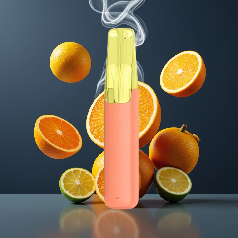 Snowplus Dash 4000 Puffs Engangsdevice Dansk Engros – Ceramic Atomizer, 530 mAh, Appelsin Sodavand