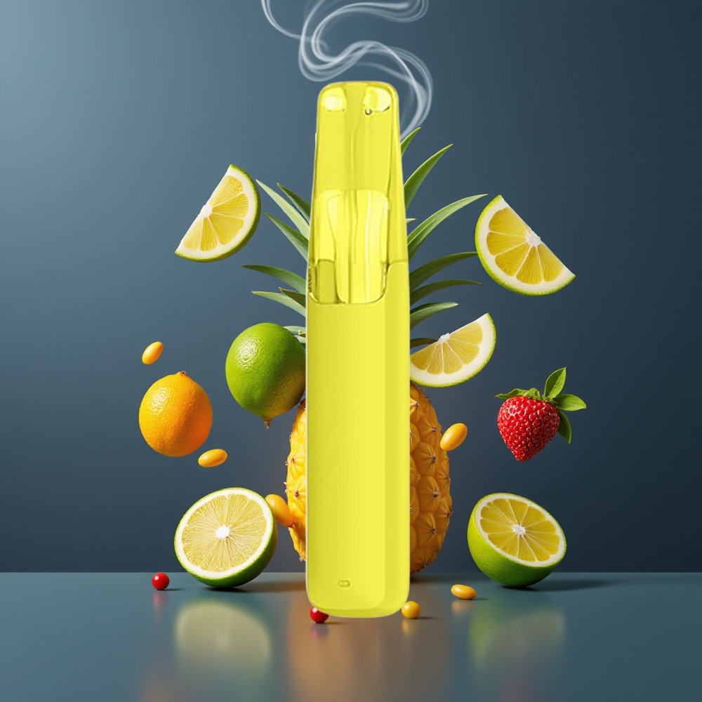 Snowplus Dash 4000 Puffs Engangsdevice Dansk Engros – Ceramic Atomizer, 530 mAh, Citron Ananas