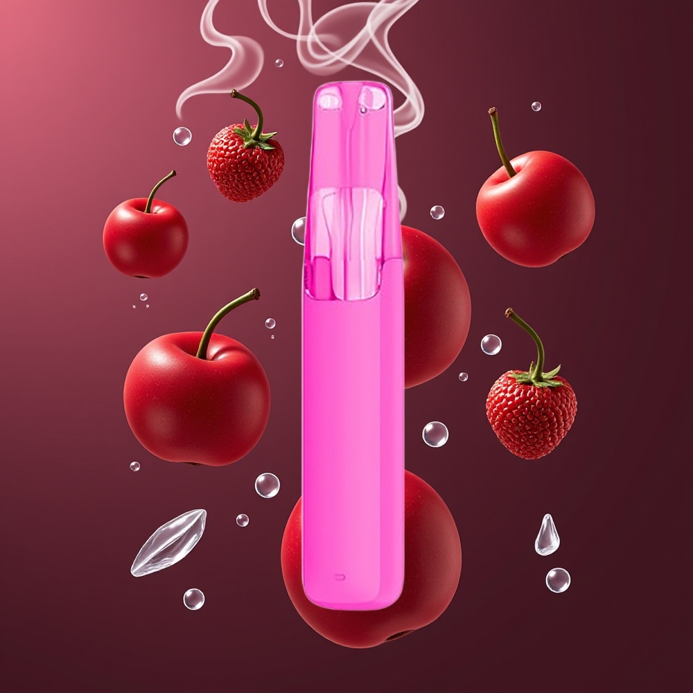 Snowplus Dash 4000 Puffs Engangsdevice Dansk Engros – Keramik Atomizer, 7,5 ml, Rødvin Is