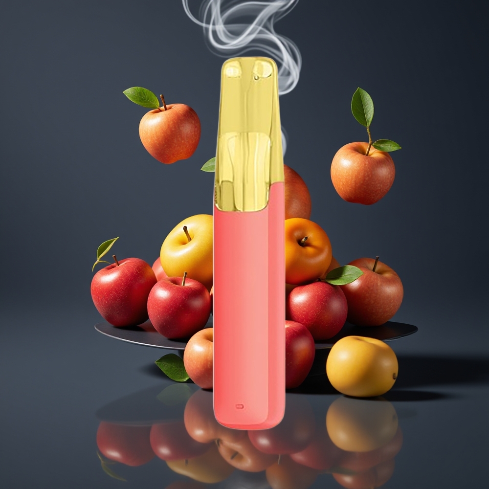 Snowplus Dash 4000 Puffs Engangsdevice Dansk Engros med Ceramic Atomizer og 7,5 ml E-væske – Honningkristen Æble