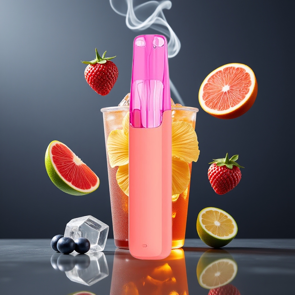 Snowplus Dash 4000 Puffs Engangsdevice med Ceramic Atomizer og 530 mAh Batteri – Hibiscus Iste (Dansk Engros)