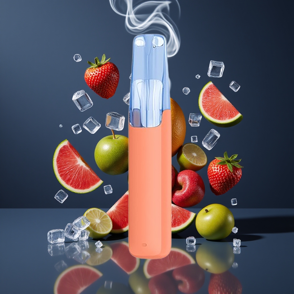 Snowplus Dash 4000 Puffs Engangsdevice med Keramik Atomizer og 530 mAh Batteri – Bull Ice (Dansk engros)