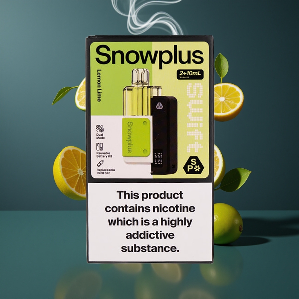 Snowplus Swift 5000 Puffs Prefilled Pod Kit Citron Lime Dansk Engros – 1000 mAh, 2+10 ml, 2% Nikotin