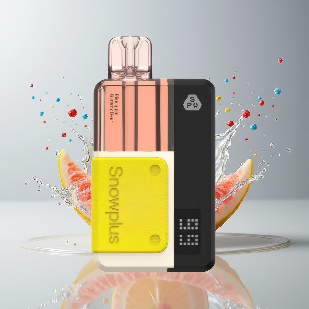 Snowplus Swift Pod Kit 15000 Puffs Dansk Engros – Dual Mesh, 1000 mAh, Ananas Gummibjørn