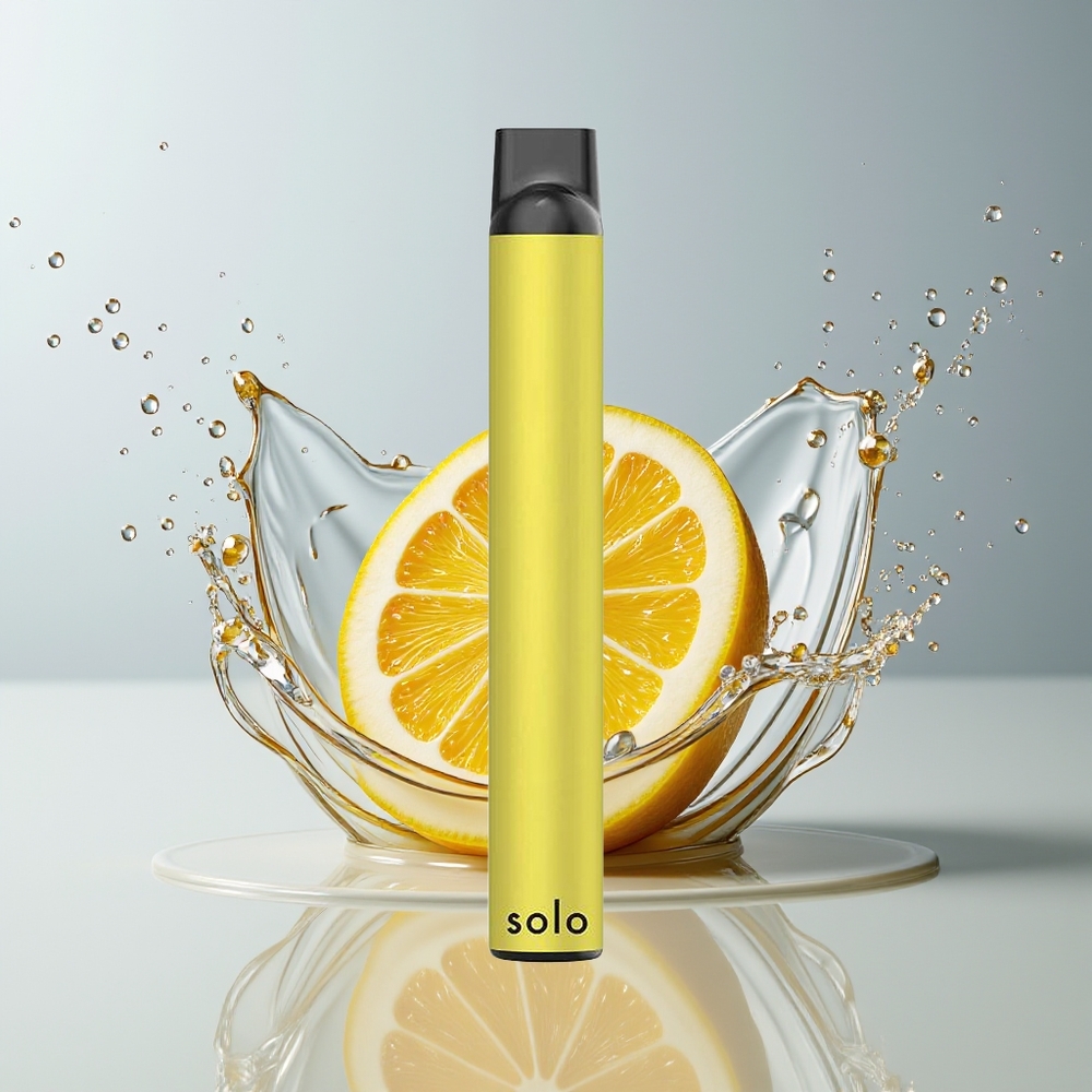 Solo 1000 Puffs Disposable Vape Citron Dansk engros – Mesh Coil, 3.5ml, 550mAh