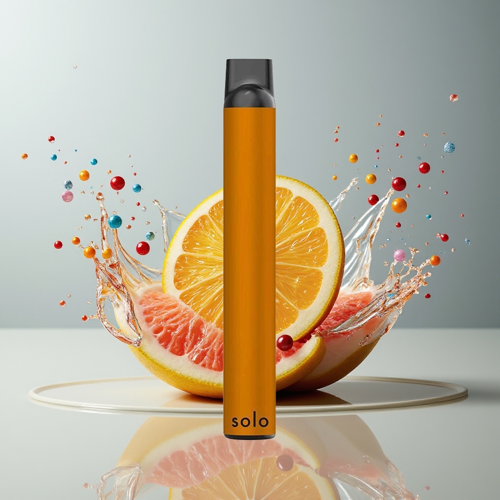 Solo 1000 Puffs Engangs Vape Dansk Engros - Mesh Coil, 3.5ml E-væske, Tobak