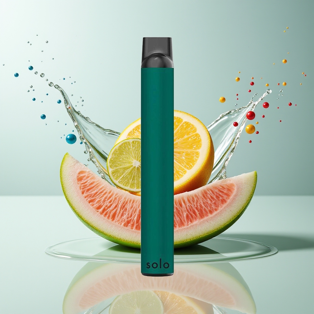 Solo 1000 Puffs Engangs Vape Dansk Engros med Mesh Coil og Mynte