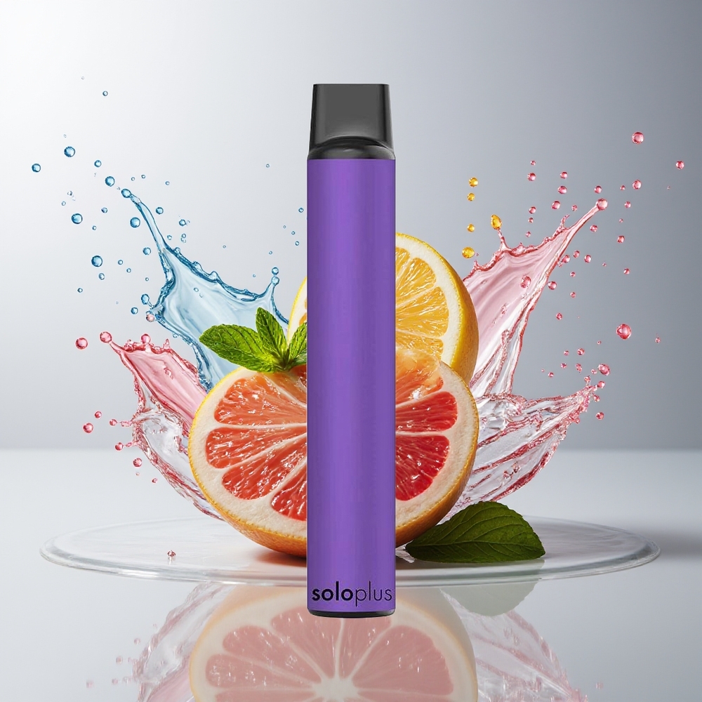 Solo Plus 2800 Puffs Disposable Vape Dansk engros - Mesh Coil, 6,5ml, 950mAh, Drue Mynte