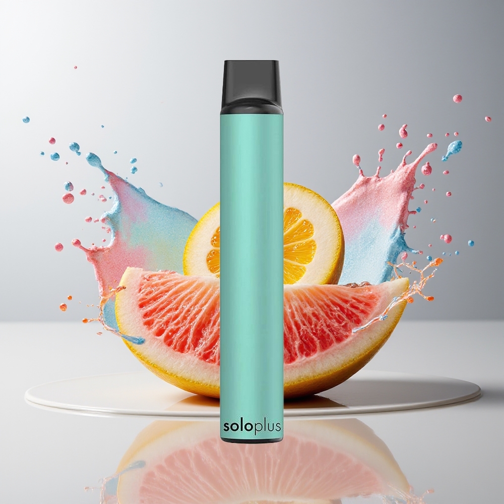 Solo Plus 2800 Puffs Disposable Vape Mesh Coil 6.5ml Dansk engros – Solo Plus 2800 Puffs Disposable Vape Sødt