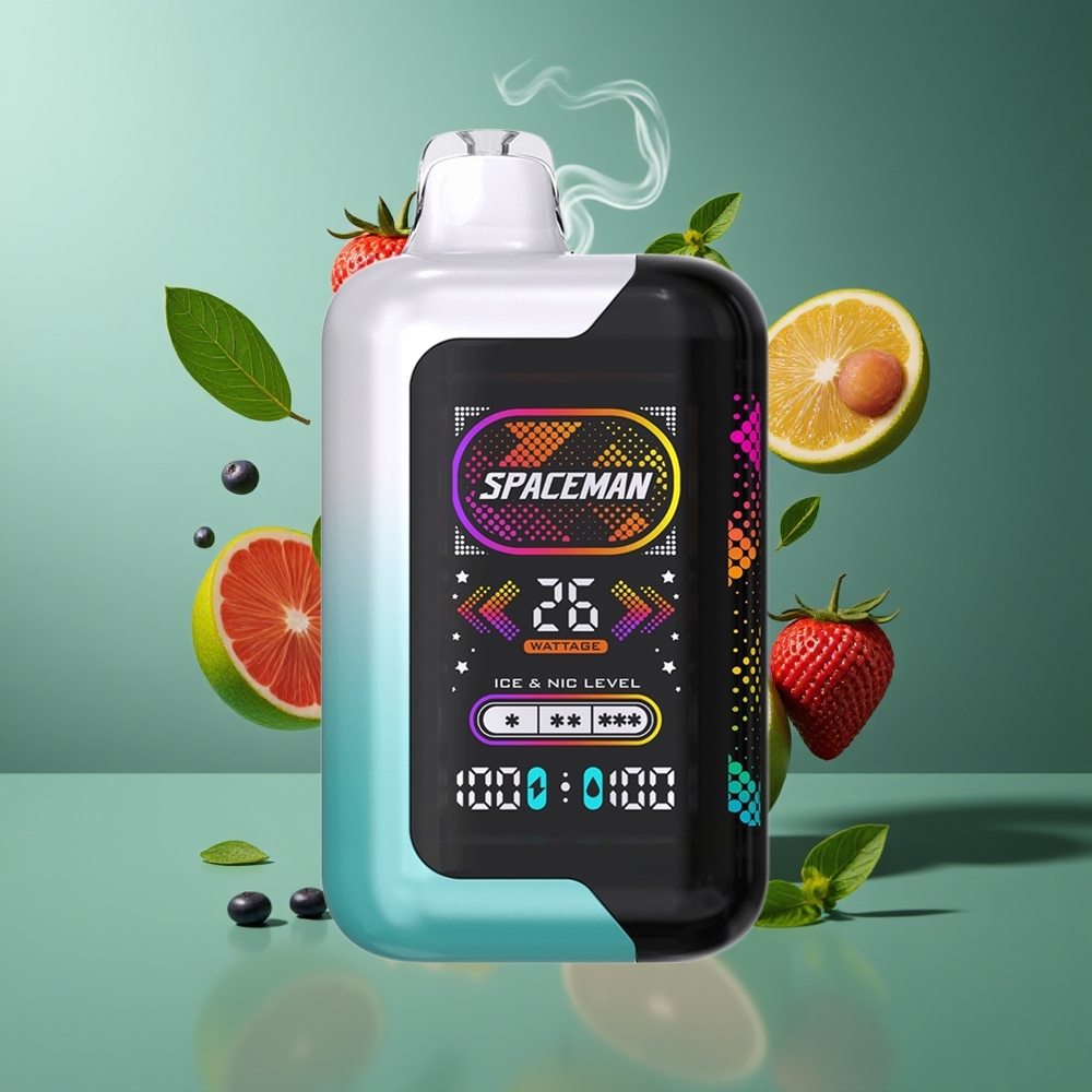 SPACEMAN SP40000 Dansk Engros Engangs Vape (1000mAh, 20ml, 50mg/ml) Frisk Mynte