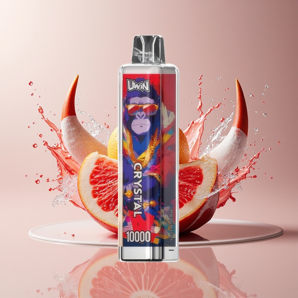 UWIN Crystal 10000 Puffs Dansk Engros med 18ml E-Liquid og Type-C Opladning