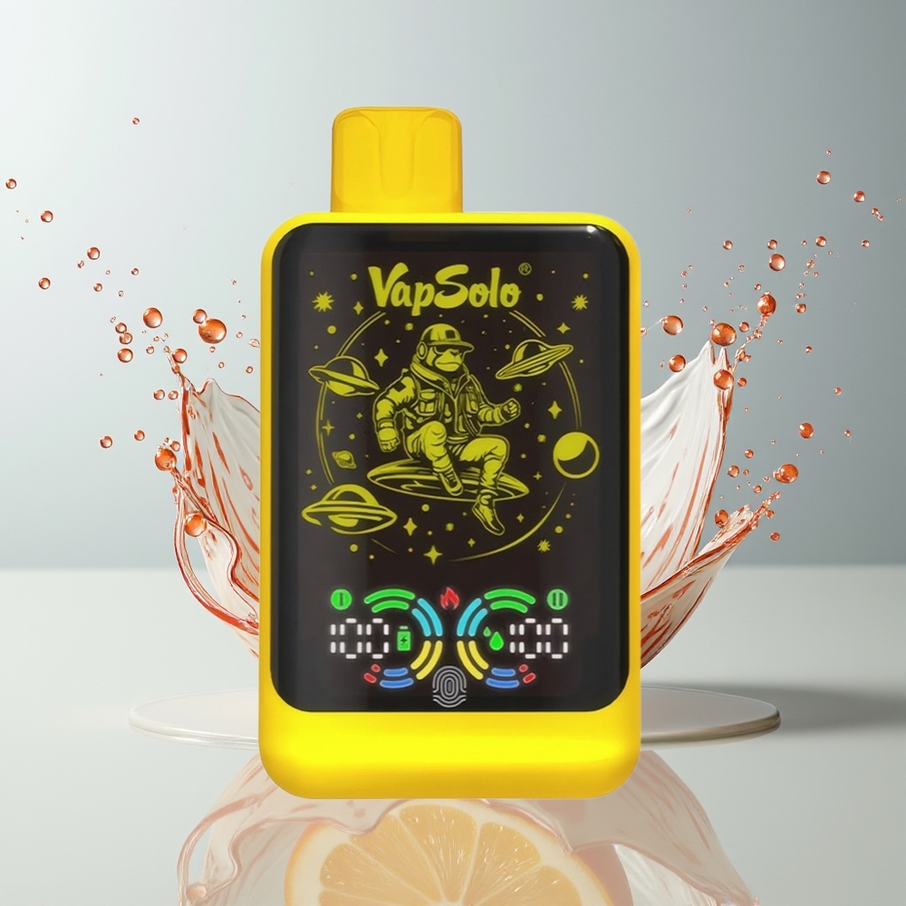 VapSolo GALAXY 30000 Puffs Disposable Vape Citron Fersken (40ml, 850mAh, Type-C) - Dansk engros