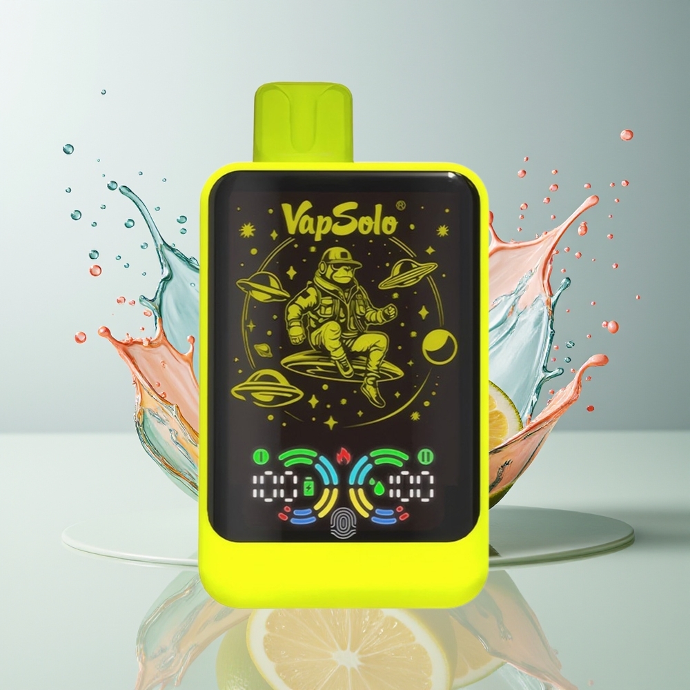 VapSolo GALAXY 30000 Puffs Engangs Vape Citron Lime Dansk Engros – 40ml E-Væske, 850mAh Batteri