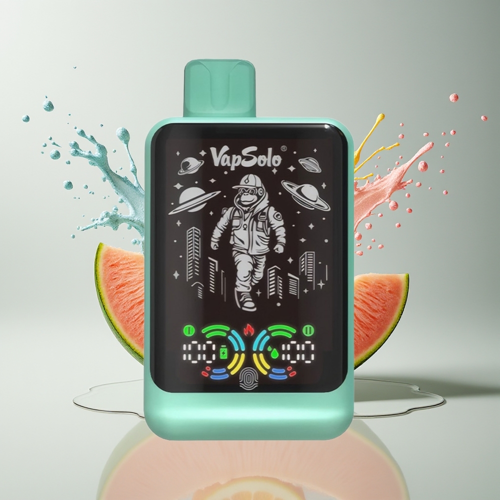 VapSolo GALAXY 30000 Puffs Engangs Vape Dansk Engros – 40ml E-Liquid, 850mAh, Trefarvet Melon