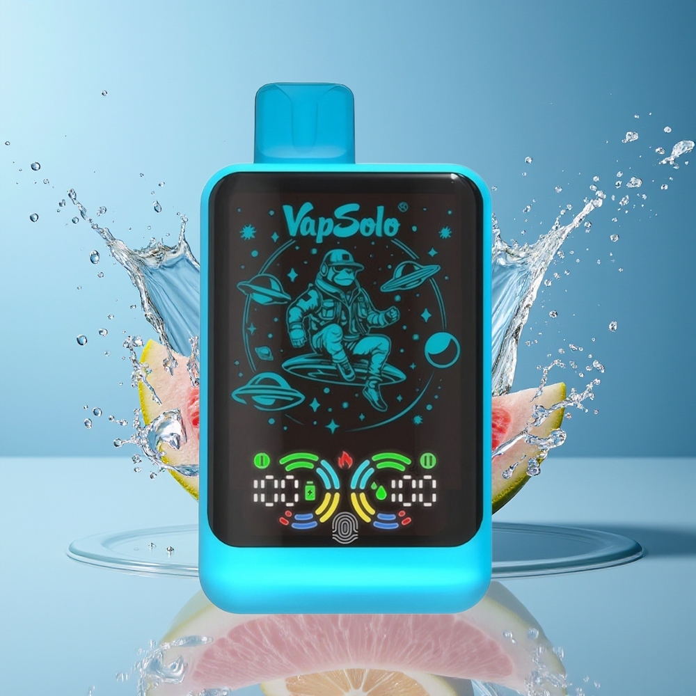 VapSolo GALAXY 30000 Puffs Engangs Vape Dansk Engros – Blå Hindbær med 40ml E-Væske og 850mAh Batteri