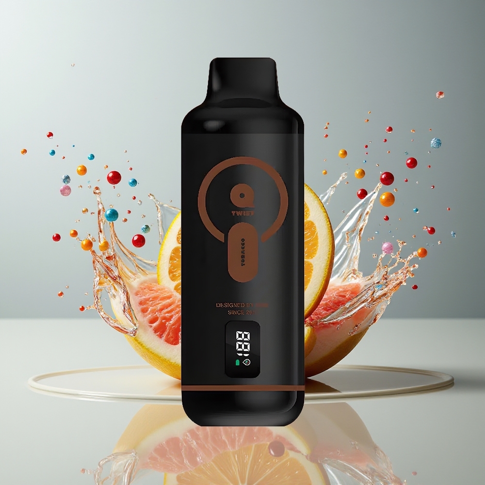 VEIIK MICKO Q TWIST 12000 Puffs Disposable Vape Dansk Engros – Tobak – 50mg/ml Salt Nic – 1.1ohm Mesh Coil