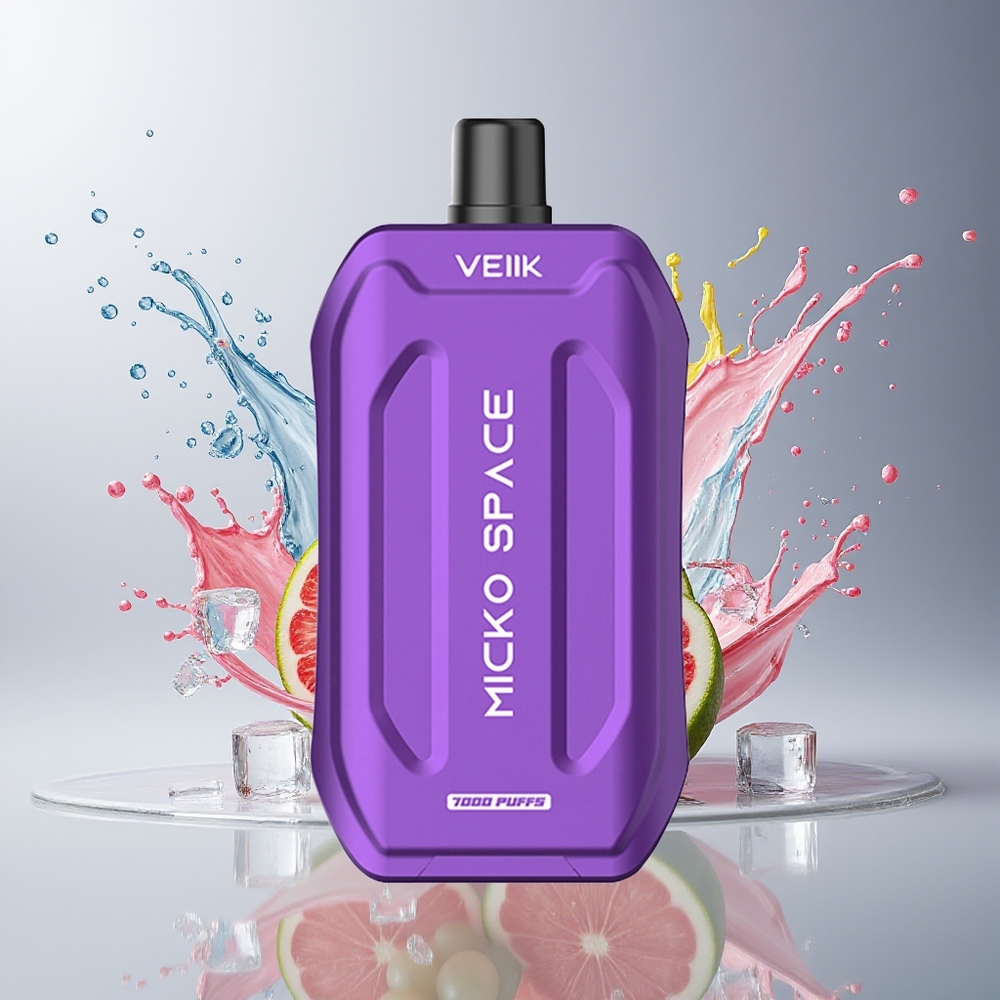 VEIIK MICKO SPACE 500mAh 18ml Dansk engros Disposable Vape 7000 Puffs Vindrue Is