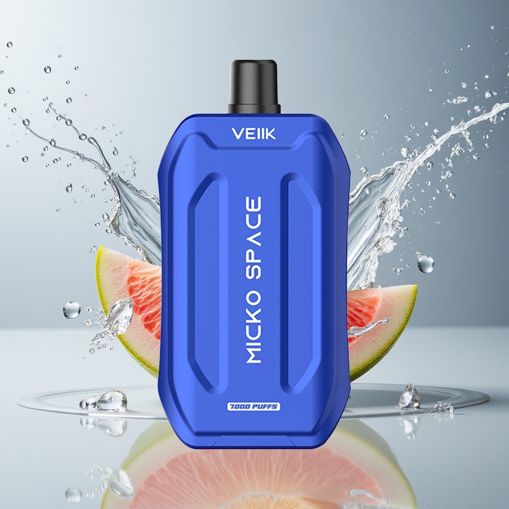 VEIIK MICKO SPACE 7000 Puffs Dansk Engros Disposable Vape Energi Is med 18ml og 500mAh