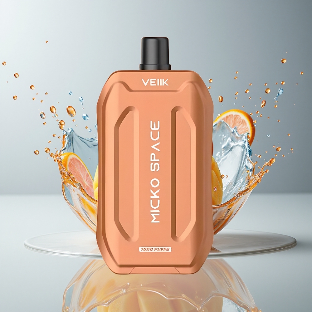 VEIIK MICKO SPACE 7000 Pust Dansk Engros Disposable Vape Mango Is