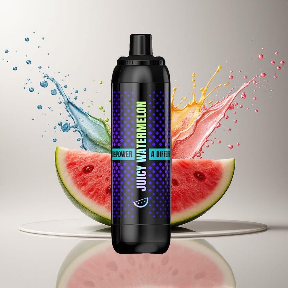 VEIIK NIGHT ELF 25000 PUFFS Dansk engros Disposable Vape med Juicy Vandmelon, DTL DUAL MESH, 1100mAh Batteri, Full-Skærm Display