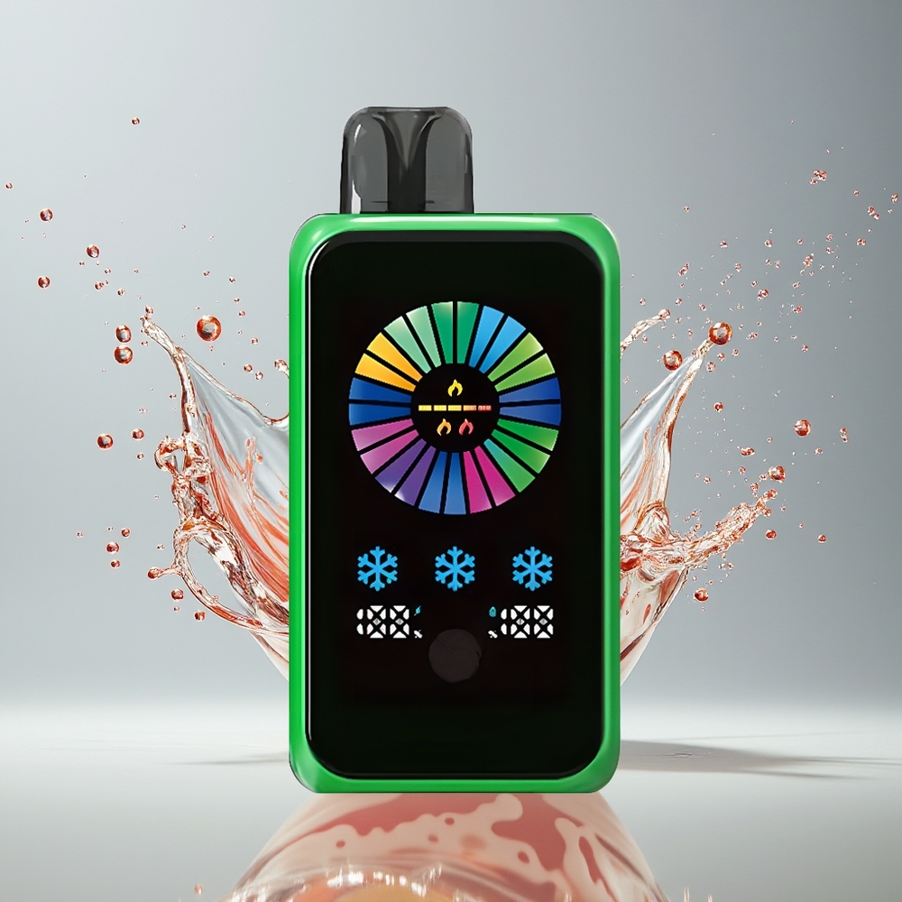 VEIIK SPACE CLOUD 30000 PUFFS Dansk engros Disposable Vape med Hurtig Opladning, Dual Mesh og Dobbelt Æble