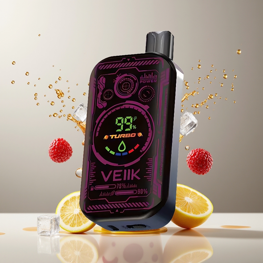 VEIIK SPACE MIST Dansk Engros 25000 Puffs Dual Mesh Coil Kaffe Is Disposable Vape
