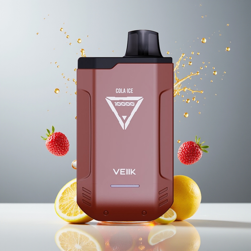 VEIIK X SPACE 10000 Puffs Disposable Vape Dansk Engros med 18ML Kapacitet og USB-C Opladning - Cola Is