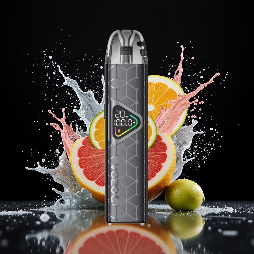 VOZOL ACE GO Engangs Vape Dansk Engros med 1300mAh Batteri og Justerbar Luftflow - Sort