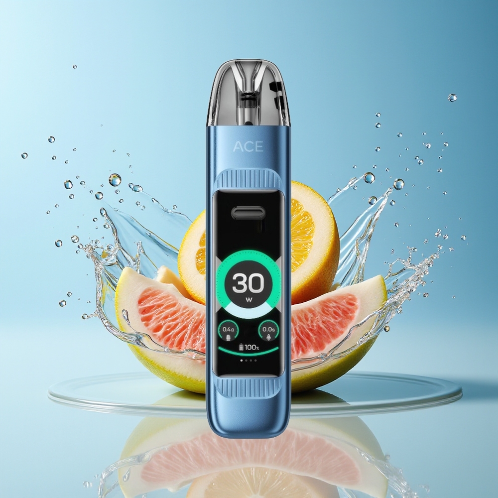 VOZOL ACE MAX Dansk Engros Disposable Vape med 1000mAh Batteri og USB-C Opladning – Himmelblå