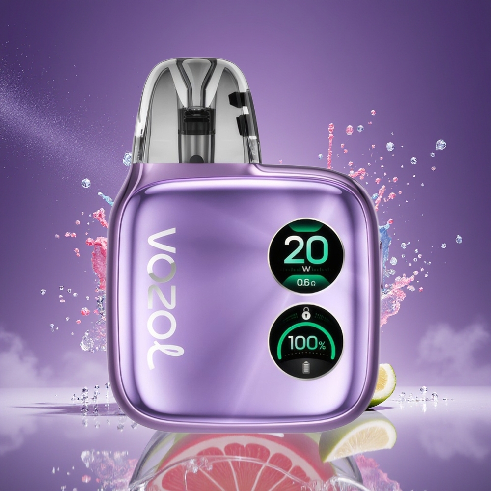 VOZOL ACE Pro Engangs Vape Dansk Engros - 2A Hurtigopladning, 1400mAh Batteri, Månelys Lilla