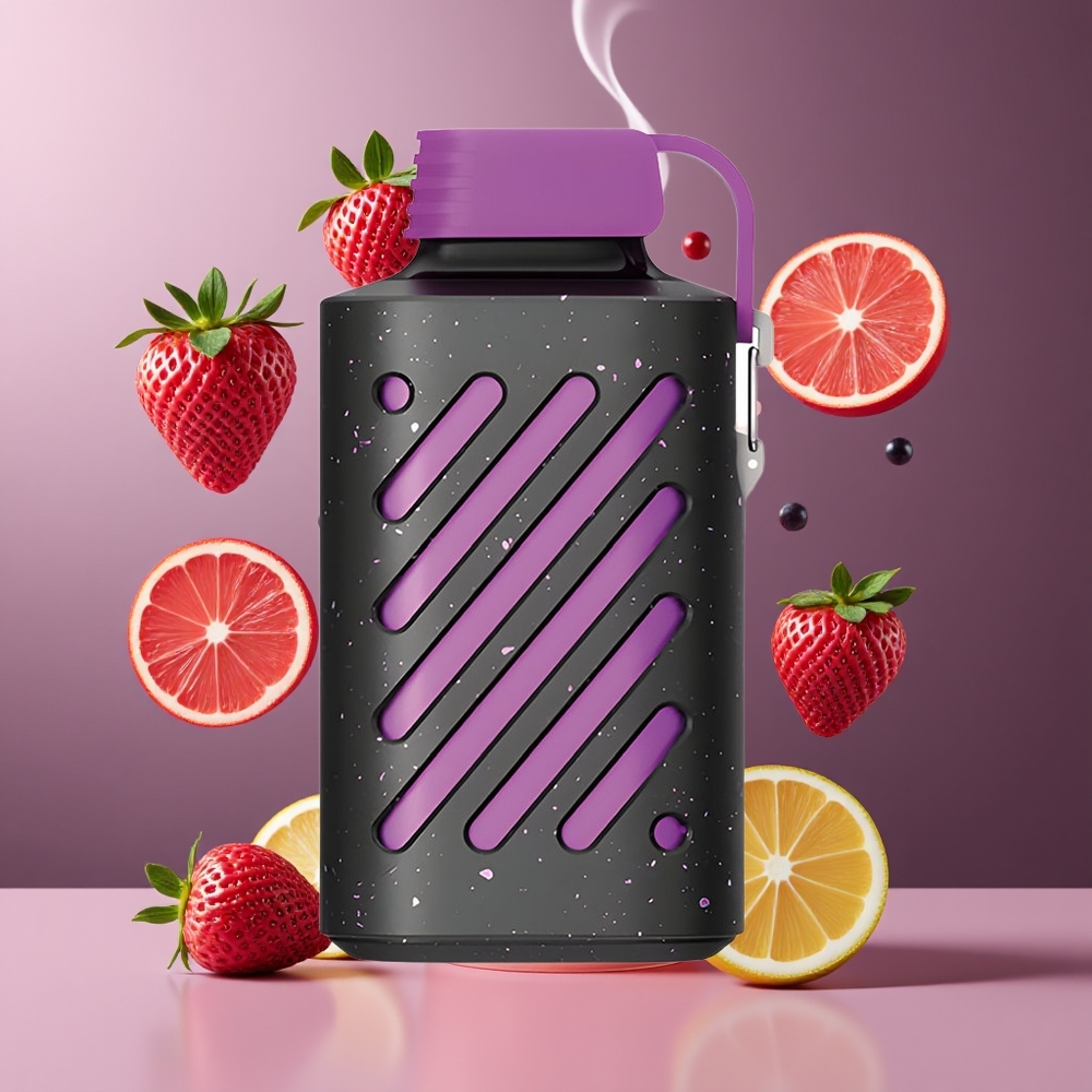 VOZOL GEAR 10000 Dansk Engros Disposable Vape med 30 smagsvarianter, 10000 Puffs og 20 ml E-liquid Kapacitet - Lyserød Citronvand