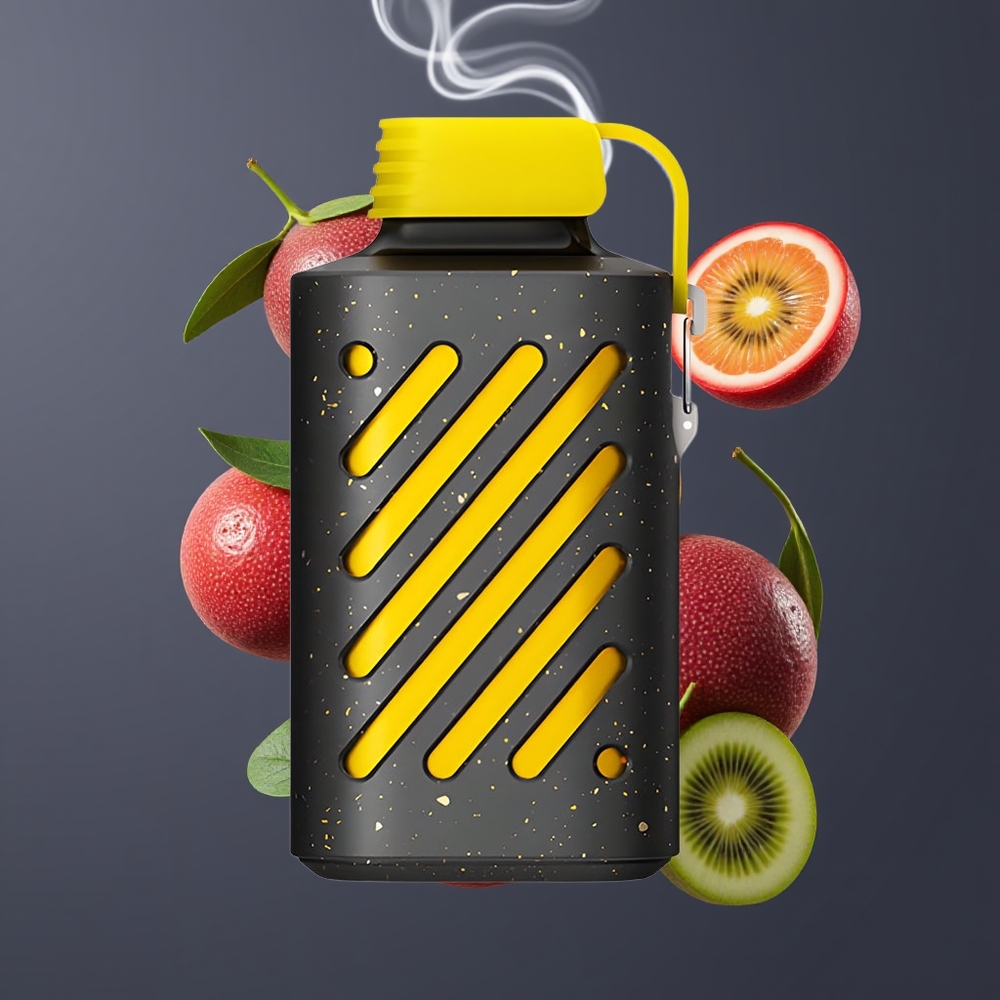 VOZOL GEAR 10000 Dansk engros - 10000 Puffs, 30 Smage, Multi-Funktionelt Spænde, VAMT Mesh Coil, Kiwi Passionsfrugt Guava