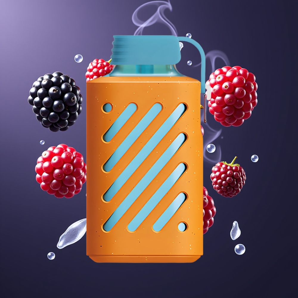 VOZOL GEAR 10000 Disposable Vape Dansk Engros - 10000 Puffs, 30 Smagsvarianter, 20 ml E-væske, Bjørnebær Is