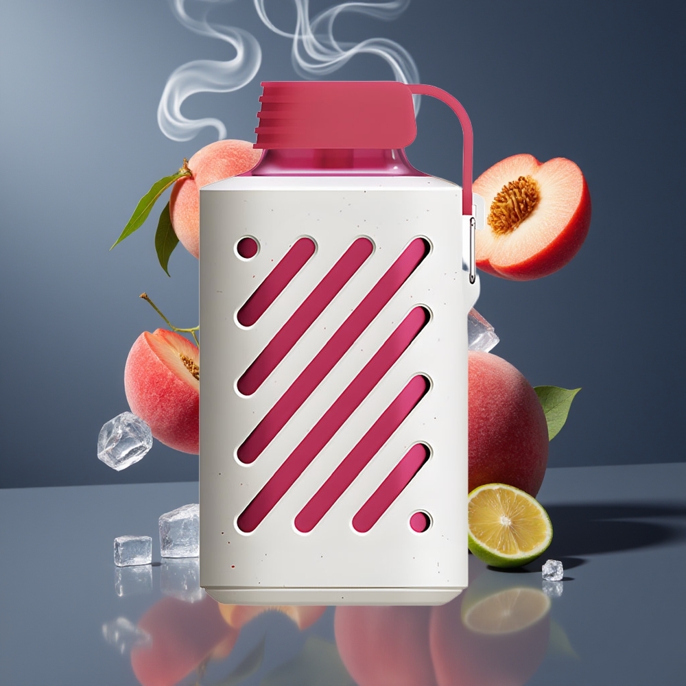 VOZOL GEAR 10000 Disposable Vape Dansk Engros - 10000 Puffs, 30 Smagsvarianter, Peach Is, 20 ml E-væske, 500mAh Batteri