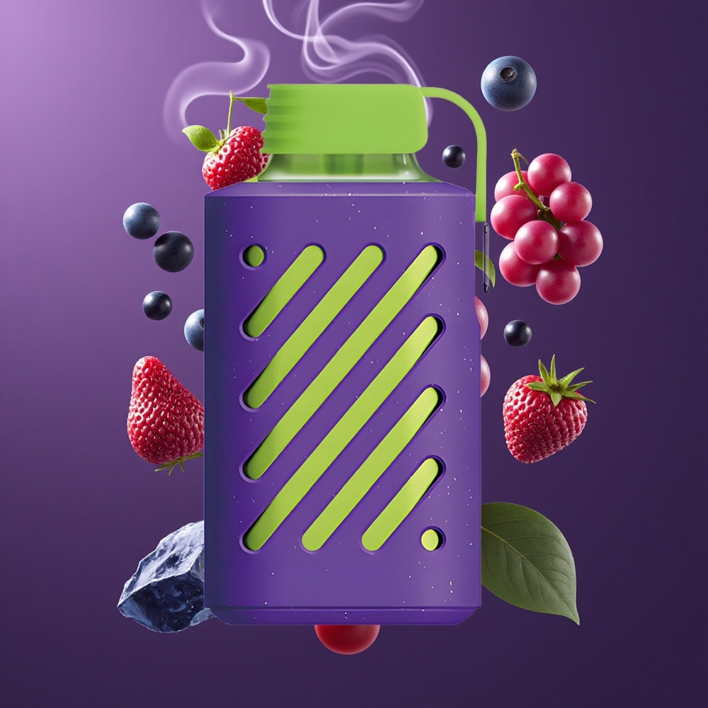 VOZOL GEAR 10000 Disposable Vape Dansk Engros – 10000 Puffs, 30 smage, Multi-Funktionelt Spænde, 20 ml E-væske Kapacitet, Vindebær Is