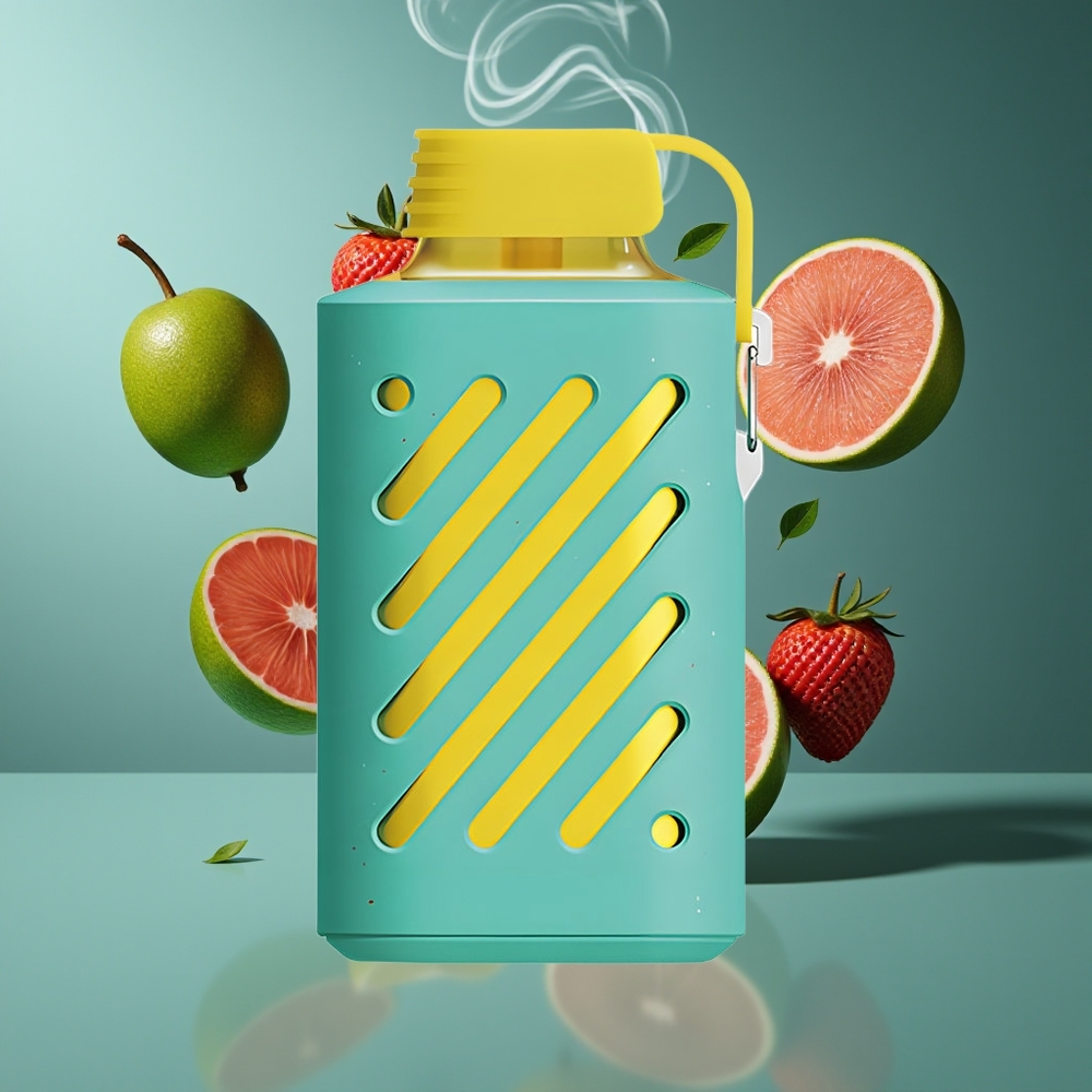 VOZOL GEAR 10000 Disposable Vape Dansk Engros - 10000 Puffs, 30 smagsvarianter, Miami Mynte, 20 ml E-liquid Kapacitet, 500mAh Batteri