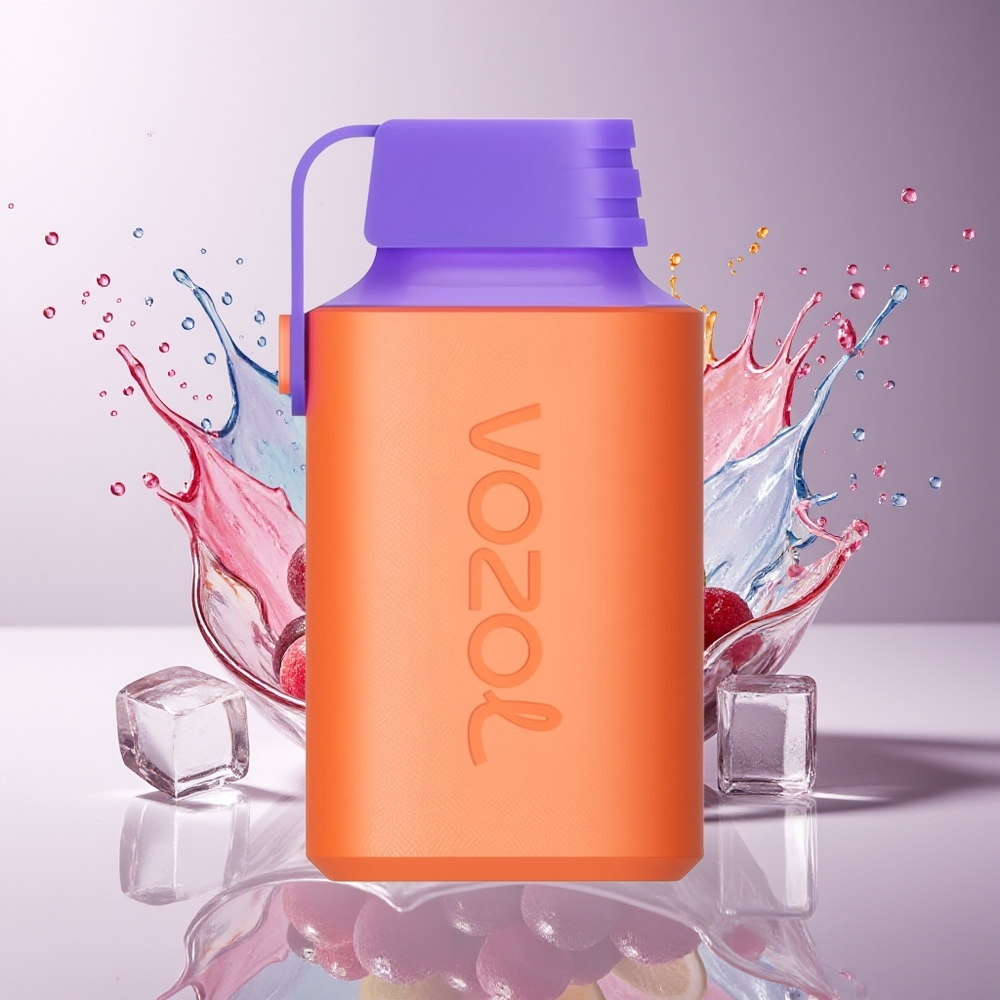 VOZOL GEAR 600 Dansk Engros - Børnesikkerhed, Type-C Opladning, Tranebær Is (Cranberry Grape Ice)