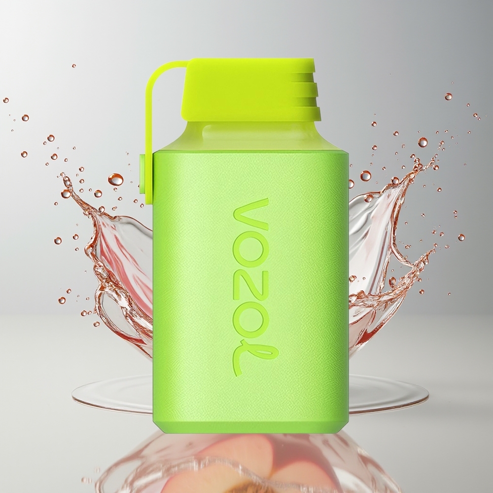 VOZOL GEAR 600 Dansk Engros Disposable Vape med Børnesikkerhed, Type-C Opladning og Æble-Fersken Smag