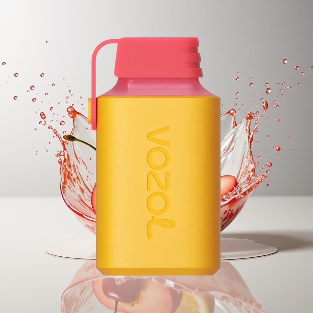 VOZOL GEAR 600 Dansk Engros Disposable Vape med Børnesikring, Type-C Opladning og Kirsehvede-Citron Smag