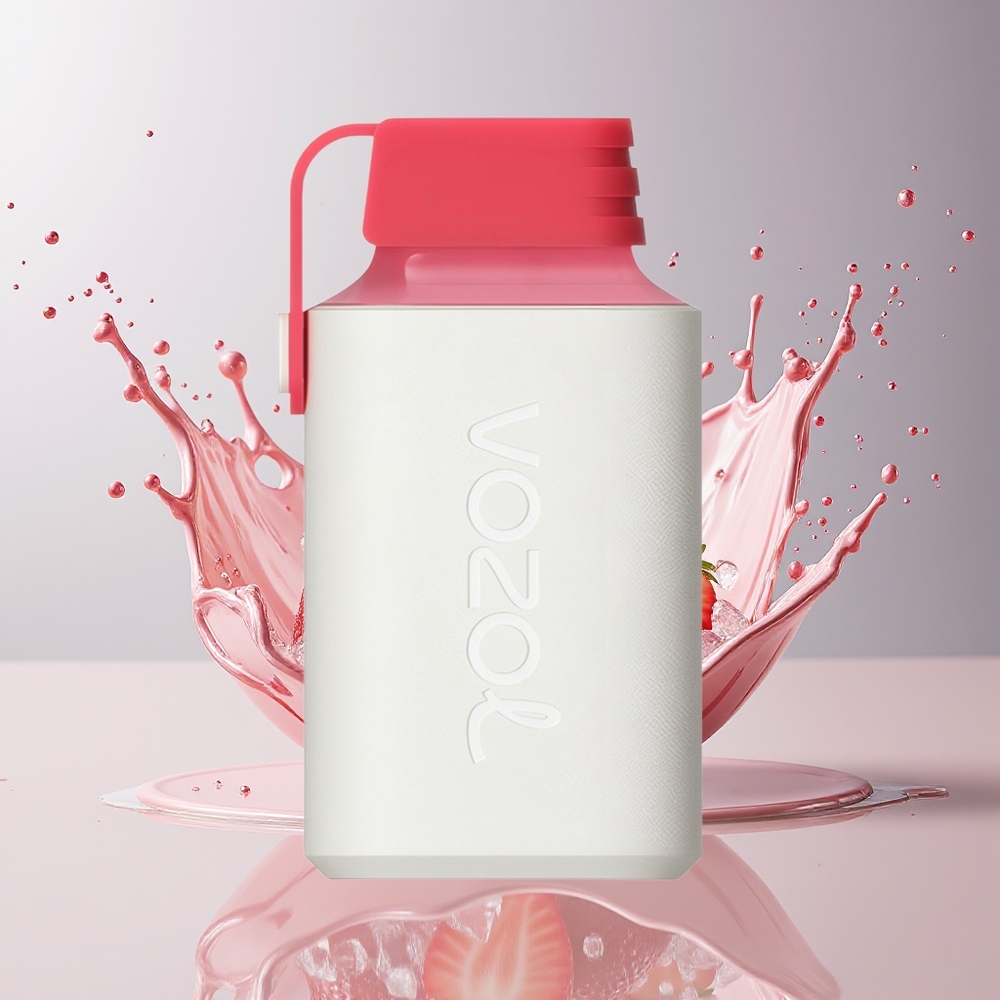 VOZOL GEAR 600 Dansk Engros Disposable Vape med Børnesikring og Jordbær Iscreme (Strawberry Ice Cream)