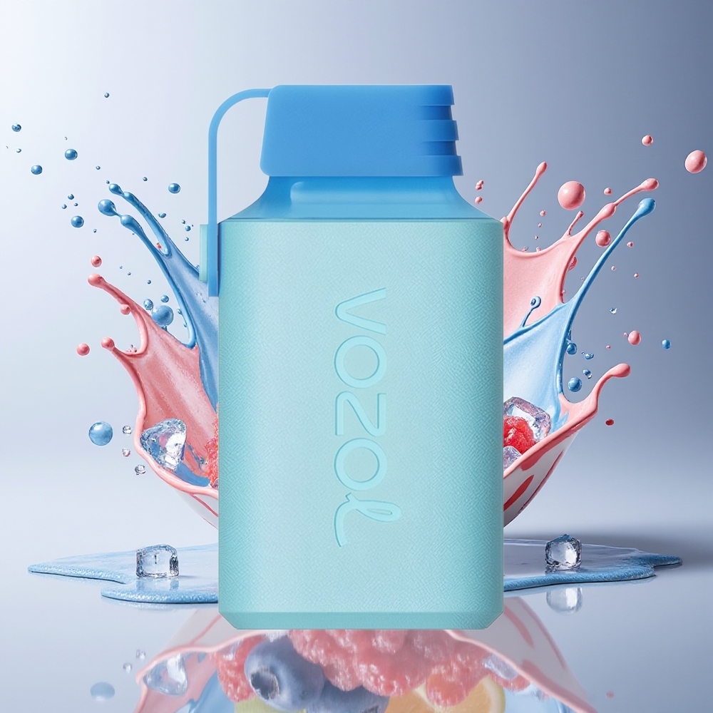 VOZOL GEAR 600 Dansk Engros Disposable Vape med Blåbær Is, 600 Puffs, Type-C Opladning og 17 Lækre Smagsvarianter