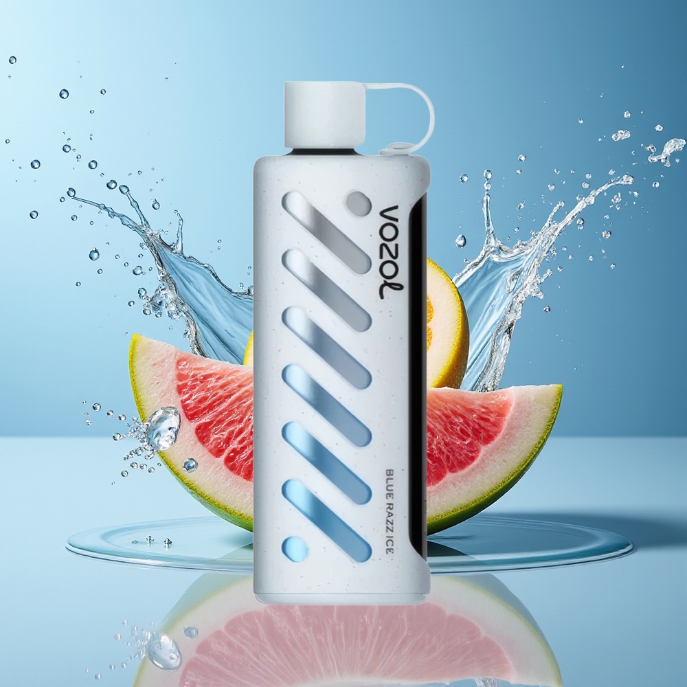 VOZOL Gear Shisha 25000 Puffs Dansk Engros – 30 Lækre Smage, Dual Mesh, 1000mAh, Blå Hindbær Is