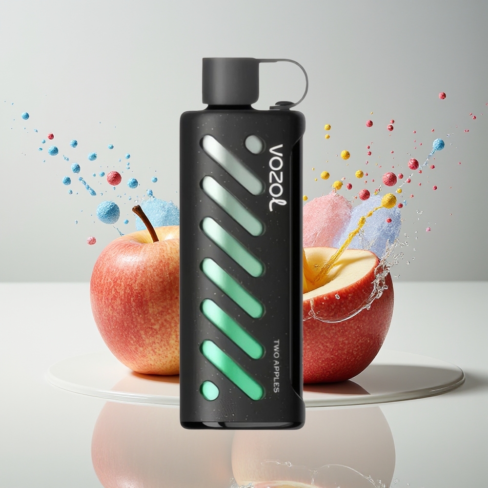 VOZOL Gear Shisha 25000 Puffs Dansk Engros – 30 Lækre Smage, Dual Mesh Tilstande, 1000mAh Batteri, To Æbler