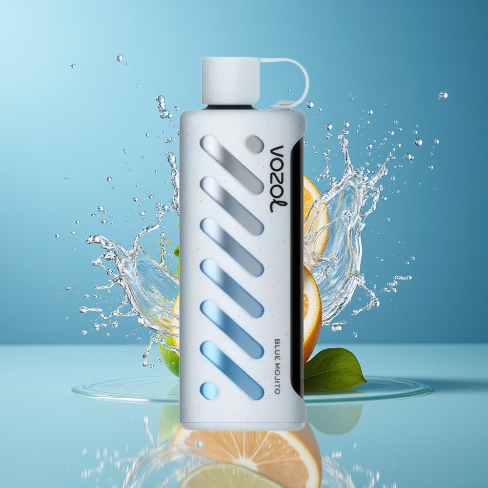 VOZOL Gear Shisha 25000 Puffs Dansk engros – 30 Lækre Smage, Dual Mesh, 1000mAh, Blå Mojito