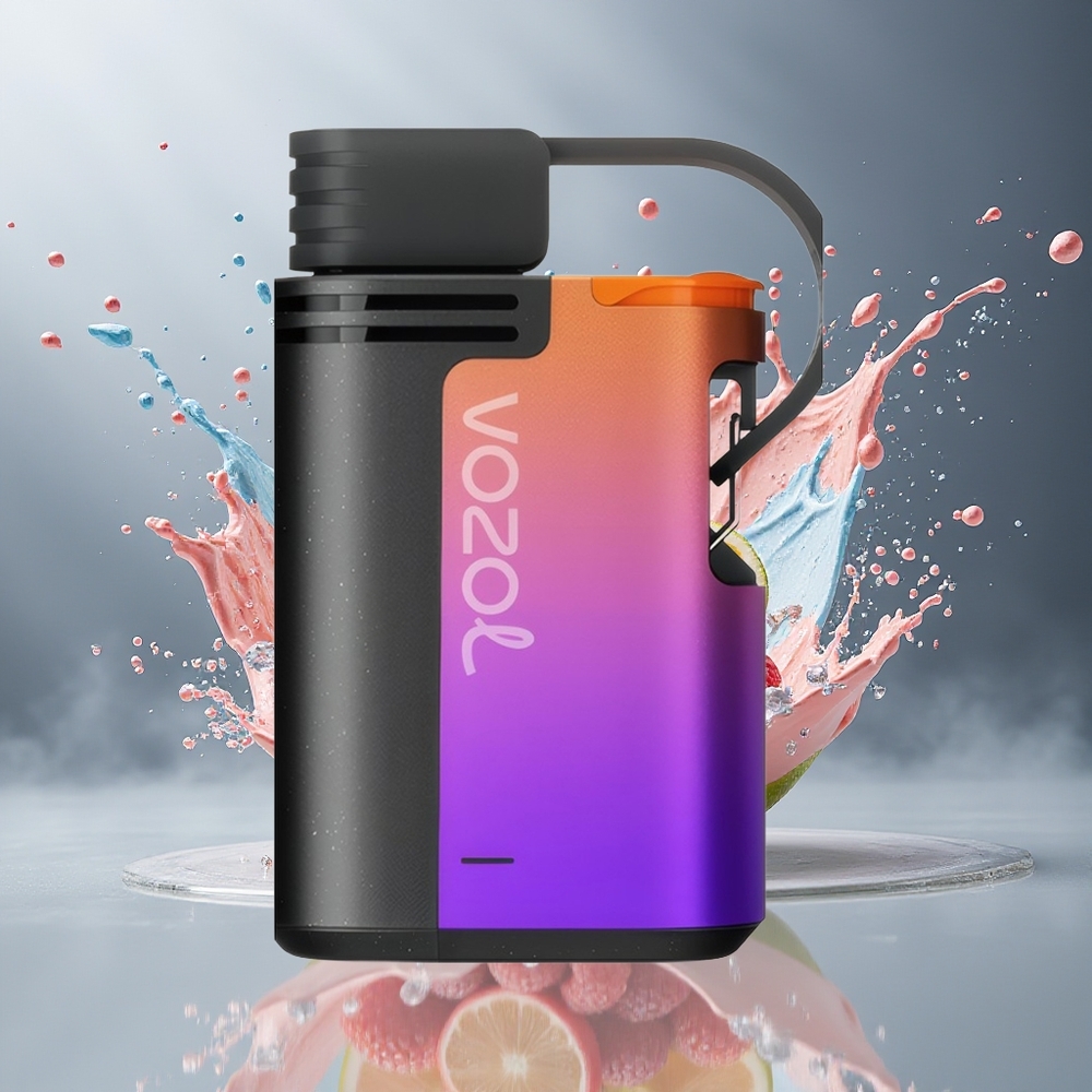 VOZOL GEARS 4000/6000 Engangs Vape Dansk Engros – 500mAh Batteri, 0/20/50mg/ml Nikotin, Op til 4000/6000 Puf, Skovbær Storm