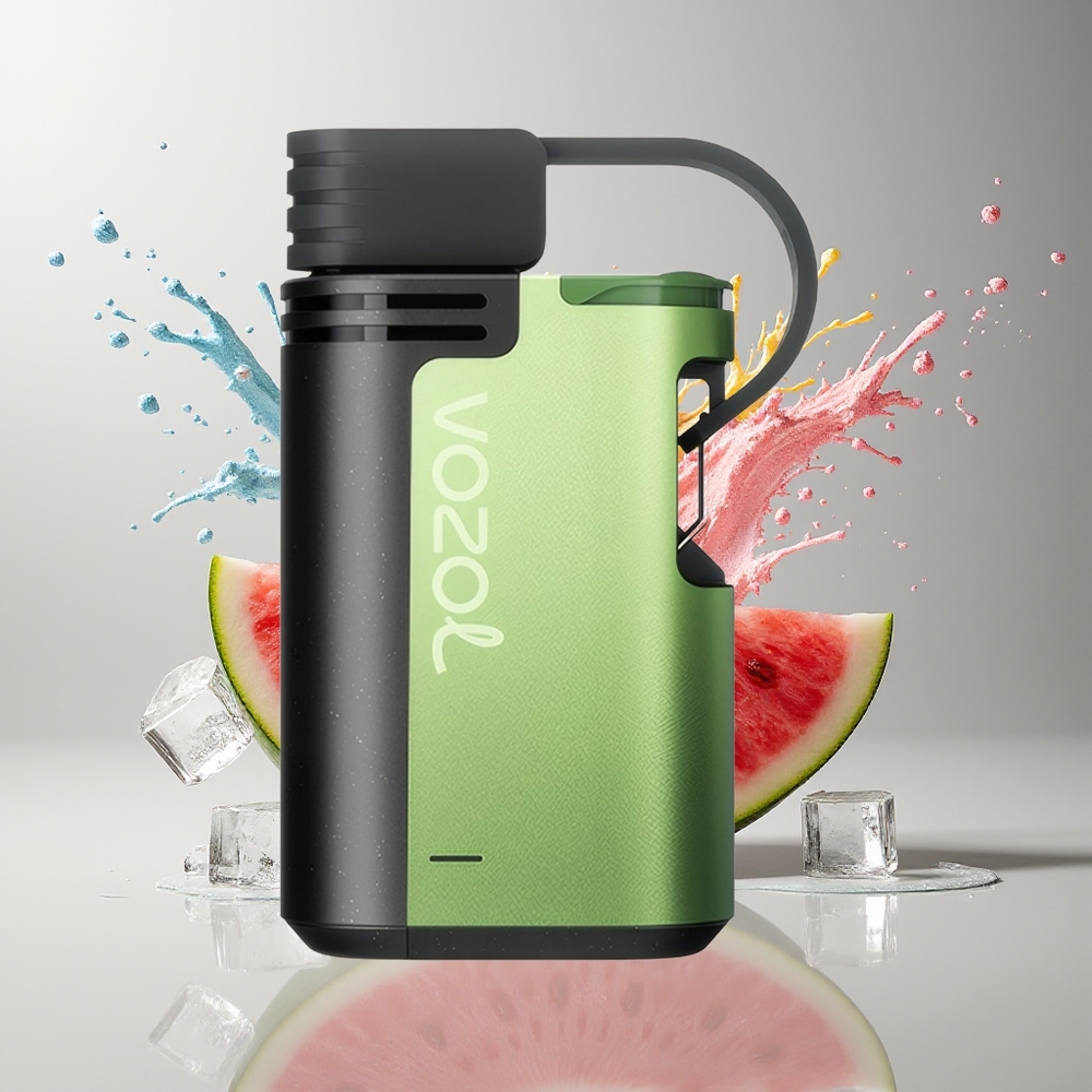 VOZOL GEARS 4000/6000 Engangs Vape Dansk Engros - Vandmelon Is, 500mAh, 0/20/50mg/ml Nikotin, Op til 4000/6000 Pust